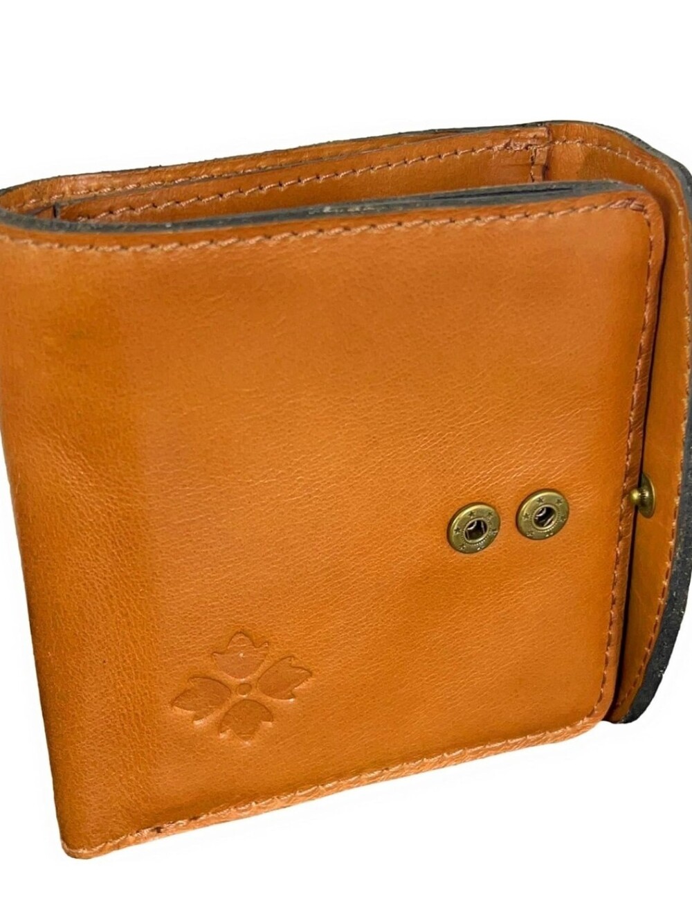 Patricia Nash Leather Reiti Bifold Wallet With Kiss Lock Frame Pocket - Picture 4 of 8
